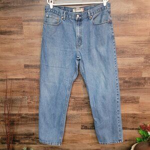Vtg Levi's Jeans Mens 38x32 Measures 36x31 Relaxed 550 Medium Light Wash Y2K